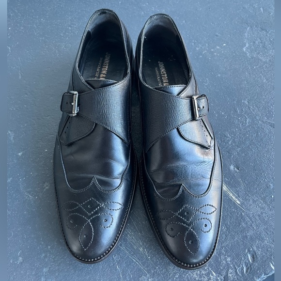 Johnston & Murphy Fielden, wingtip monk strap 8M - Picture 2 of 4